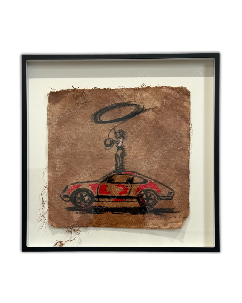 RED PORSCHE-VAMOS A LA PLAYA COWGIRL COFFEE DRENCHED