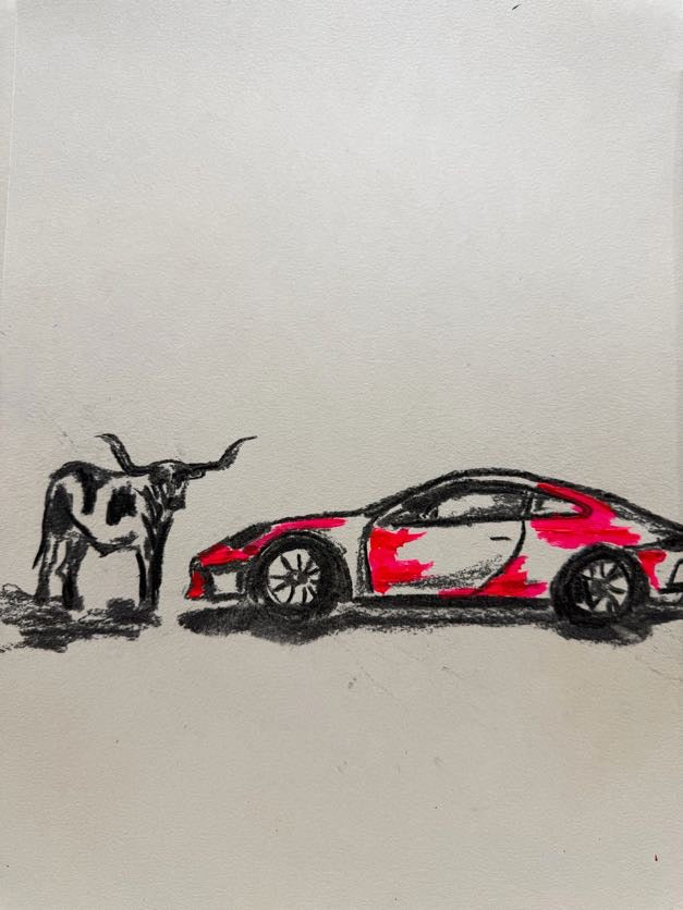 WELCOME TO TEXAS SKETCH RED