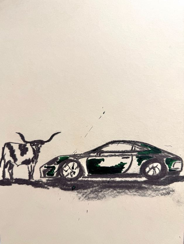 WELCOME TO TEXAS SKETCH BLACK