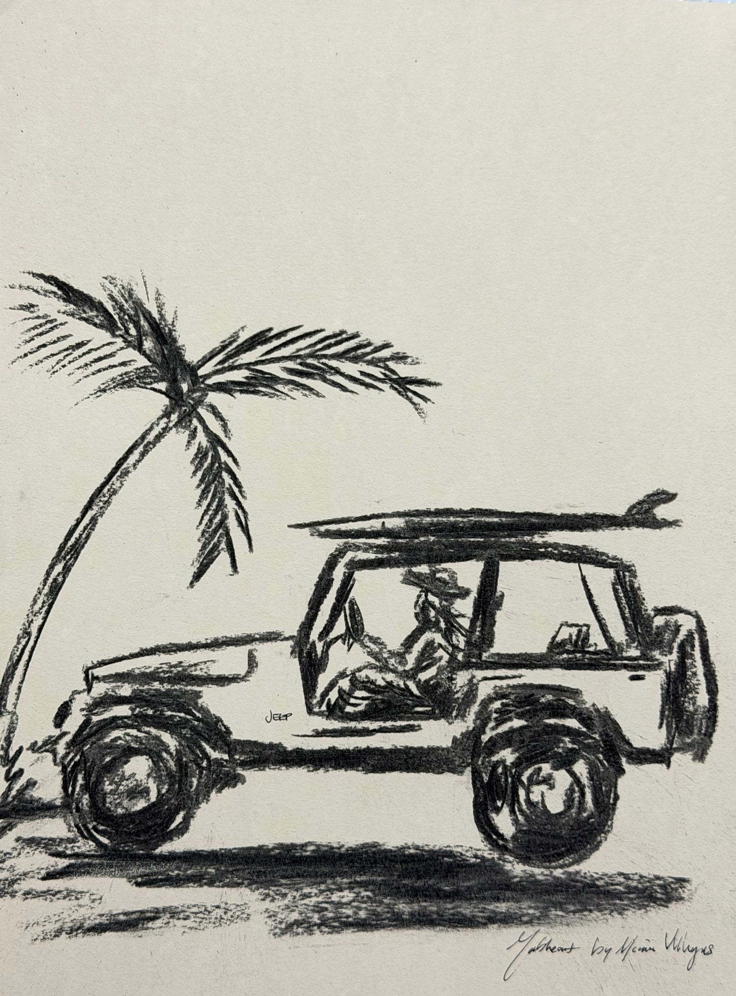 CALIFORNIA SUNSET SKETCH