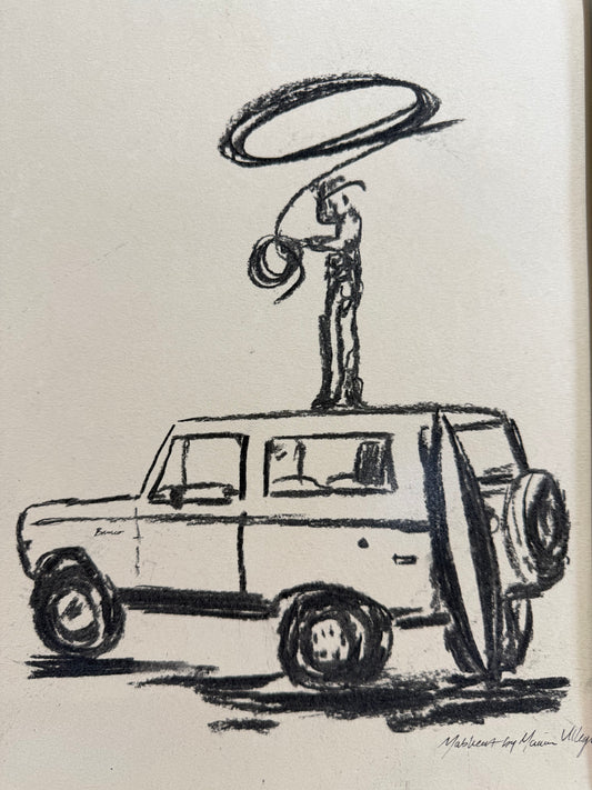 VAMOS A LA PLAYA - VINTAGE BRONCO SKETCH