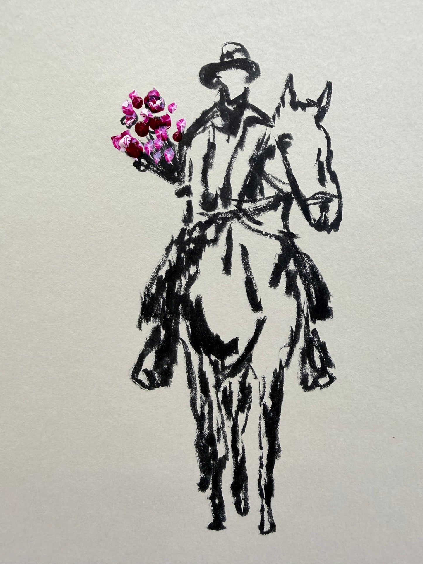 Howdy Bag Orange suede