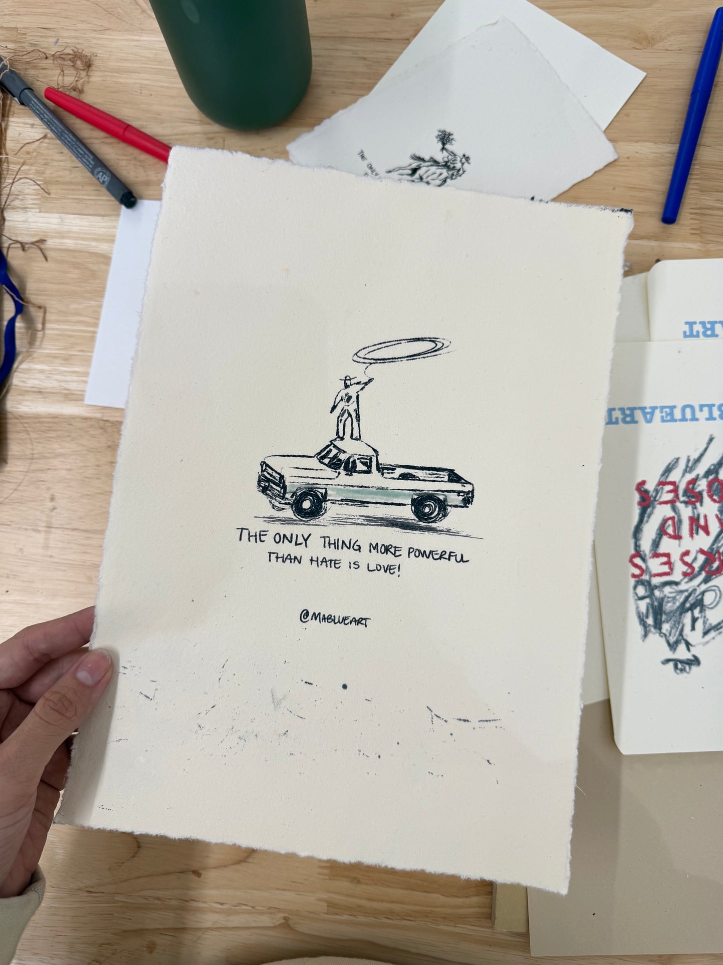 BENITO ROPIN' A DREAM- PRINT