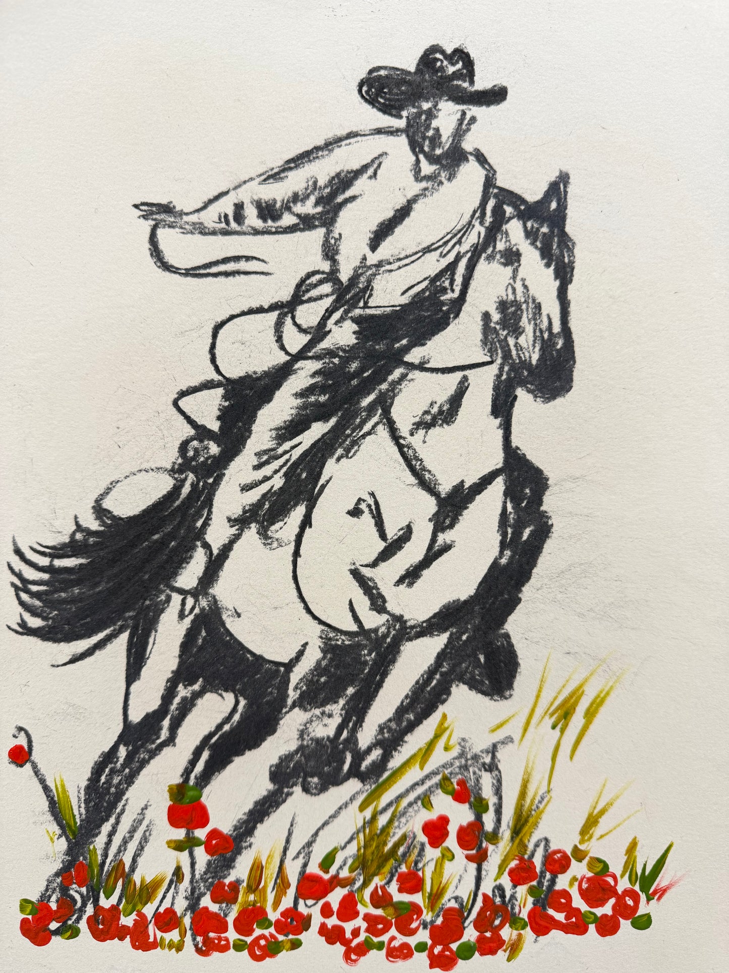 HOWDY COMPADRE- HORSES AND ROSES EDITION