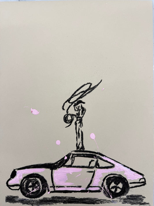 VAMOS A LA PLAYA SKETCH PINK