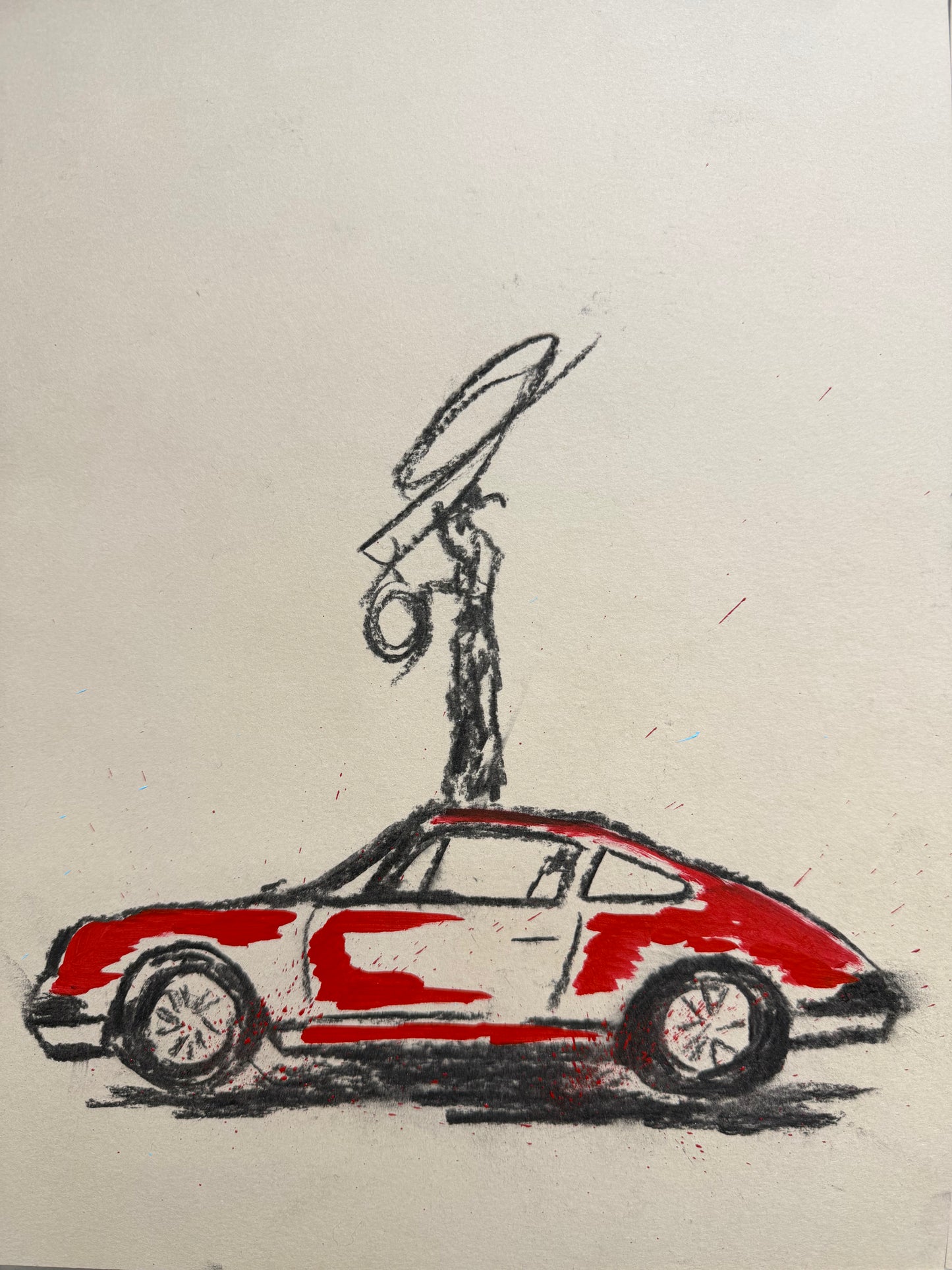 VAMOS A LA PLAYA SKETCH RED