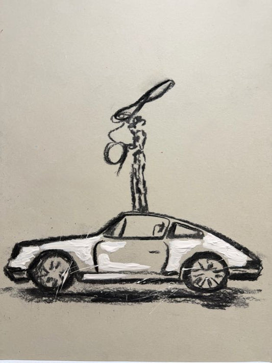 VAMOS A LA PLAYA SKETCH WHITE