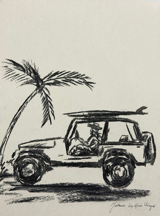 CALIFORNIA SUNSET SKETCH
