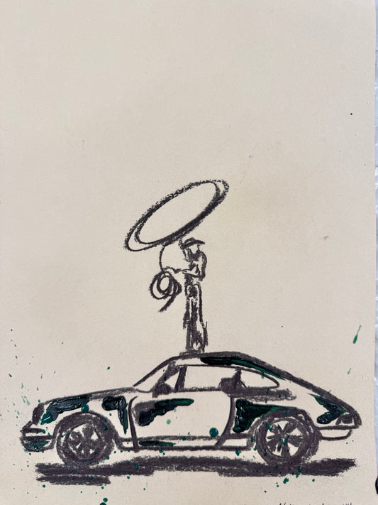 VAMOS A LA PLAYA GREEN PORSCHE