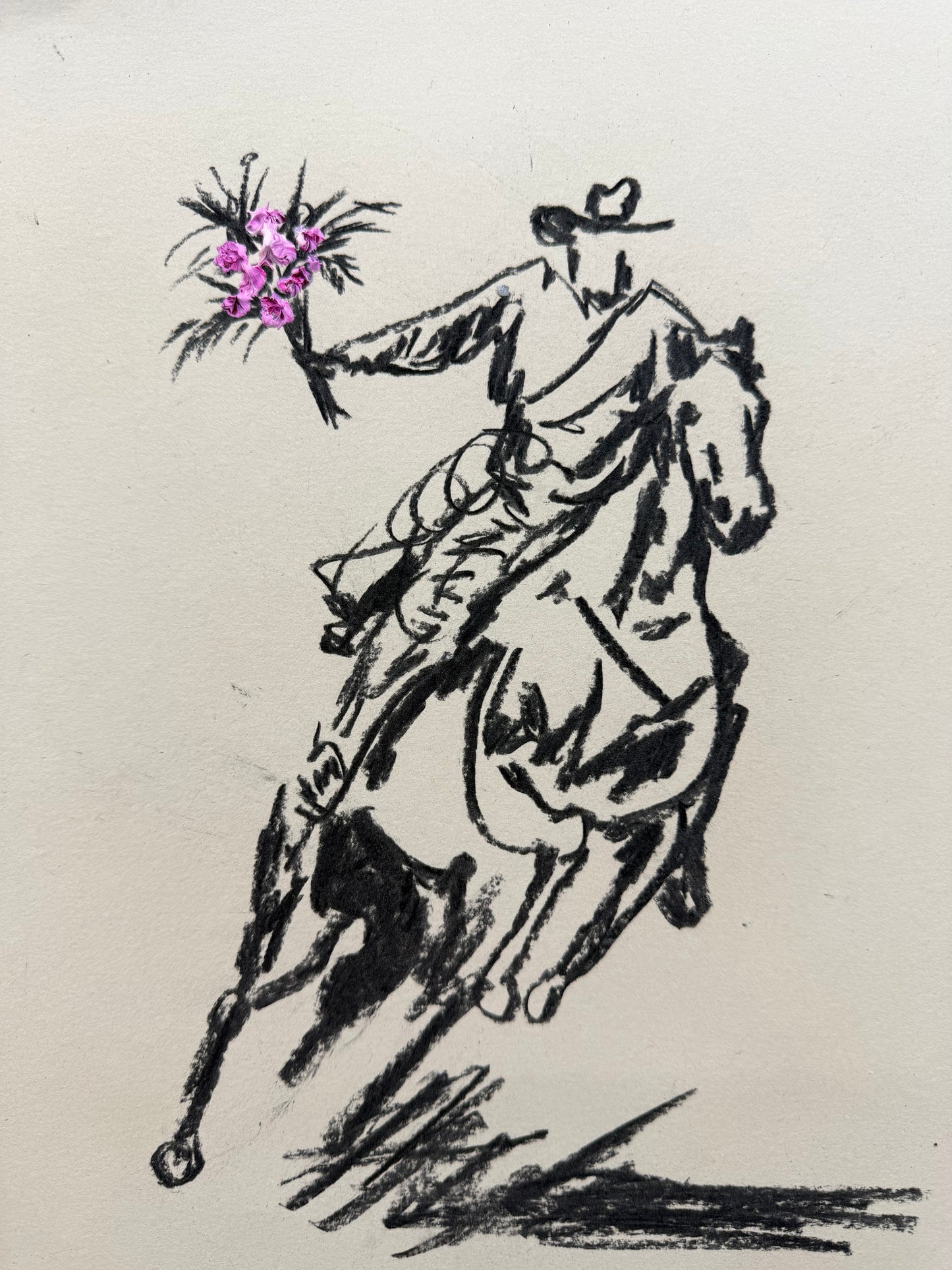 HOWDY COMPADRE 2 PINK ROSES