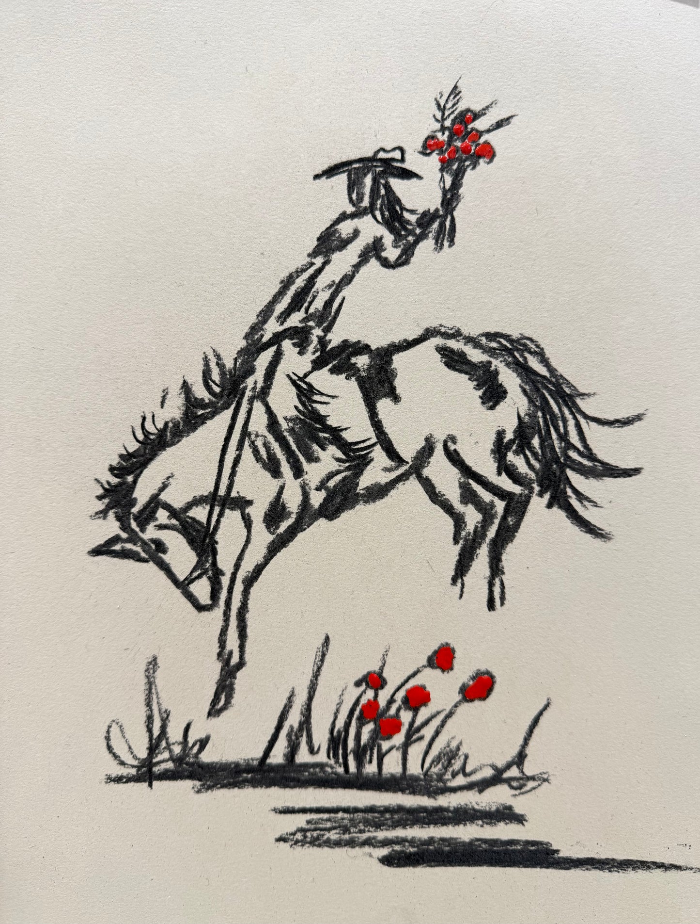 RODEO COWGIRL-HORSES AND ROSES EDITION