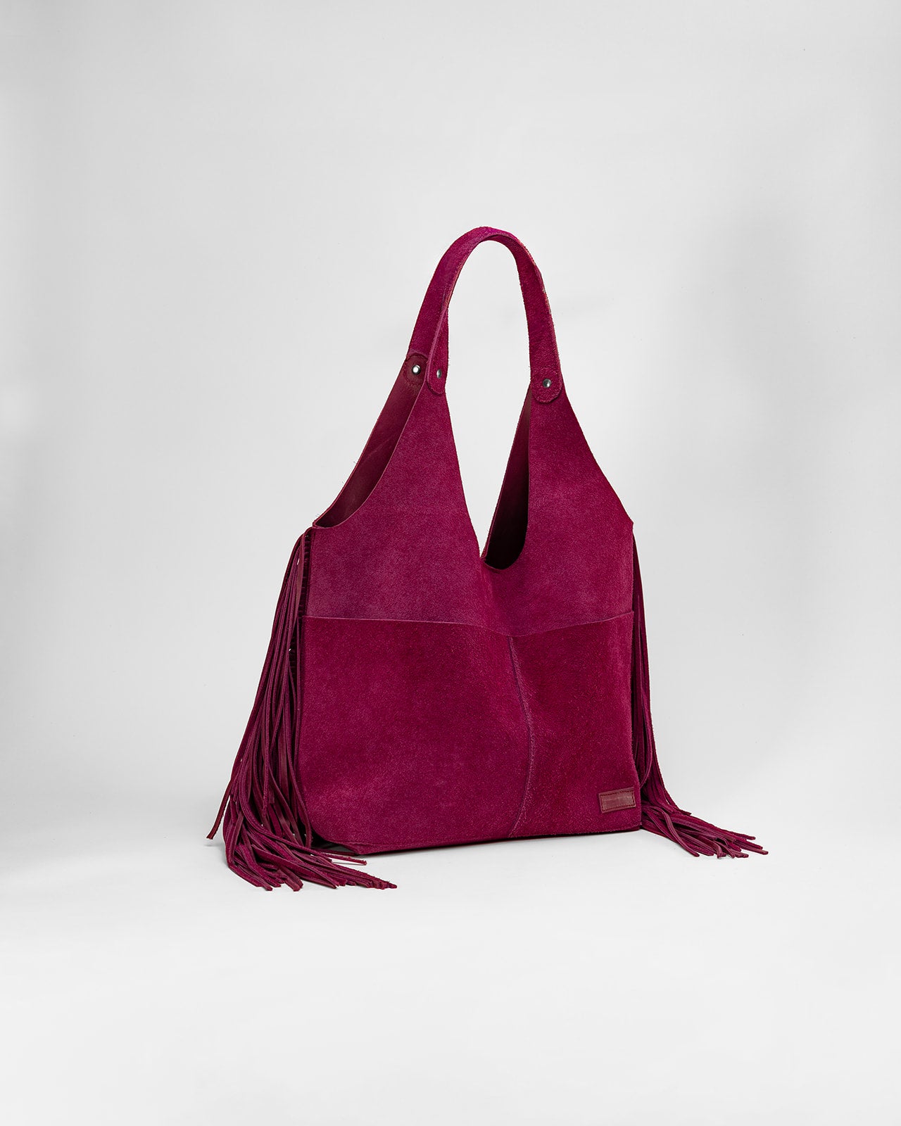 Howdy Bag Magenta suede