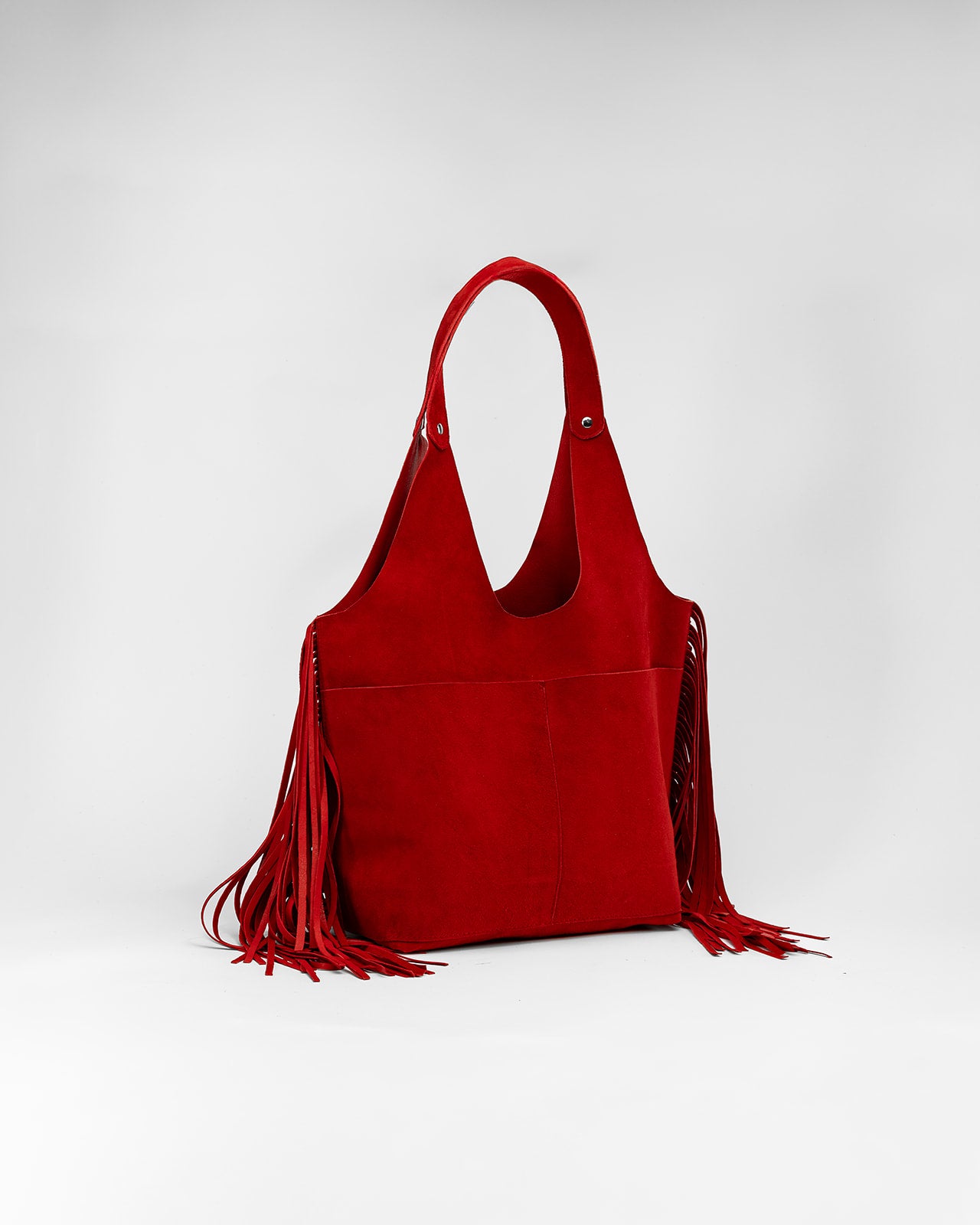 Howdy Bag Rose suede