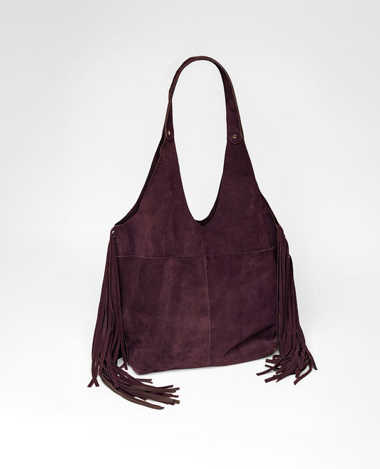 Howdy Bag Dusty lavender suede