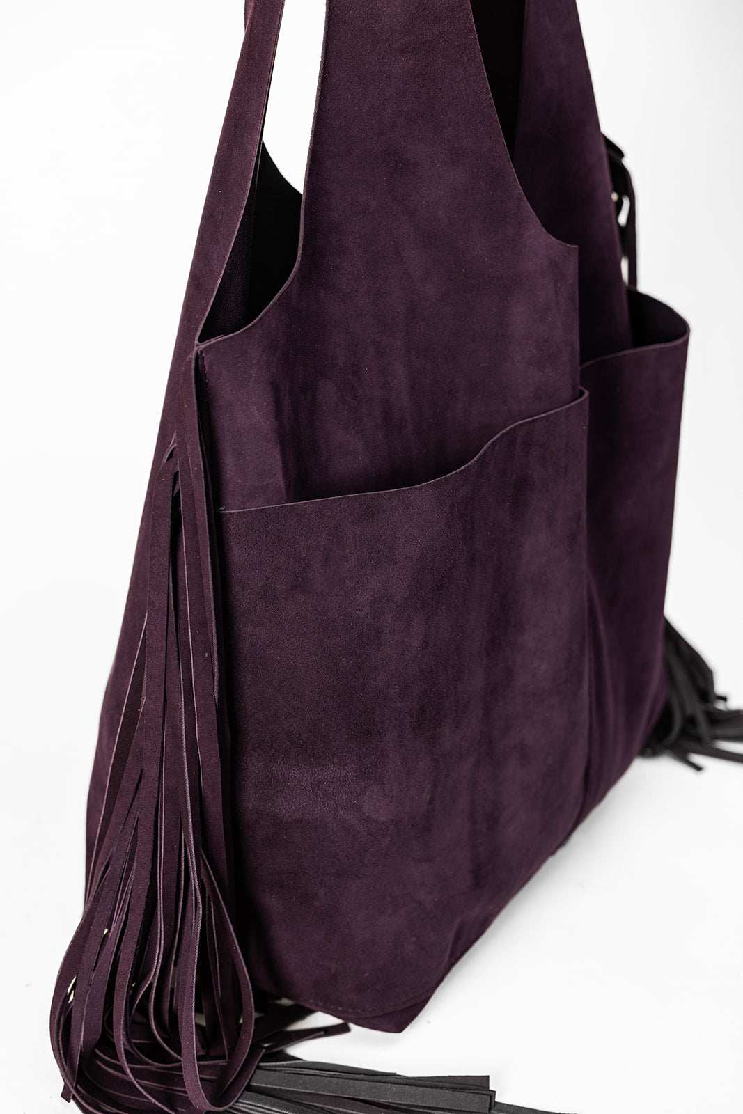 Howdy Bag Dusty lavender suede